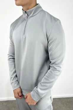 Scuba Quarter Zip Jumper - Grey(New Scuba Quarter Zip Jumper Grey) -Jk Attire GREY6 717fcd1c 33e3 44a3 b730 becc1caab203