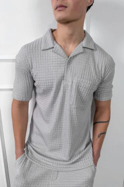 Structured Open Neck Polo - Grey(Mst14 2429 Lg) -Jk Attire Grey 7 bf0406b0 0388 4339 887a 86ee04681dca