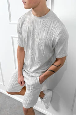 Wave Slim Fit T-Shirt - Grey(Mte14 2528 Lg) -Jk Attire Grey2 a00cb76f 49d6 482e 939f 49f4b99f0e2c