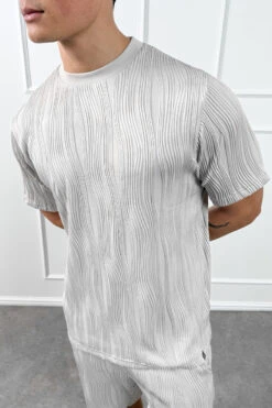 Wave Slim Fit T-Shirt - Grey(Mte14 2528 Lg) -Jk Attire Grey7 69ec16fe 9bcf 43c6 bf83 80e546a5cf7d