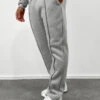 Relaxed Pintuck Joggers - Grey Marl(Premium Pintuck Joggers Grey Marl)