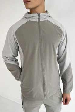 Panel Tech Zip-Up Jacket - Grey(New Panel Tech Zip Up Jacket Grey) -Jk Attire KHAKI3