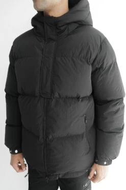 Technical Reflective Puffer Jacket - Black(New Winter Mjk11 2227 Bk) -Jk Attire MET6