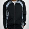 Nylon Track Jacket - Black/Pale Blue(New Nylon Track Jacket Black Pale Blue)