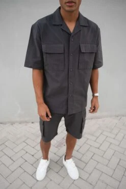 Ripstop Cargo Shorts - Charcoal(Msh14 2434 Ch) -Jk Attire RAH06134 c5a70d9d c077 42f7 8407 f221f3898b59