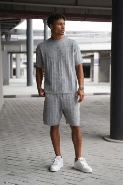 Boxy Hole Knit T-Shirt - Grey(Mst14 2427 Ch Copy) -Jk Attire RAH06395 e8a3bd43 82c9 4196 b9b1 ea4df98ef518