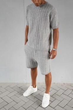 Boxy Hole Knit T-Shirt - Grey(Mst14 2427 Ch Copy) -Jk Attire RAH06449 cefc8e9a 05fc 447d a494 1b2747b578c8