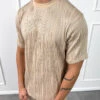 Wave Slim Fit T-Shirt - Taupe(Mte14 2528 Lg Copy)