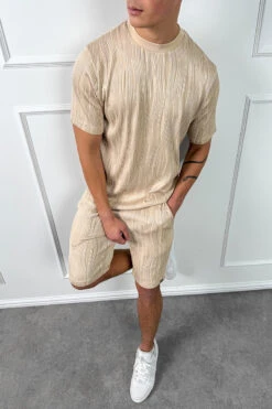 Wave Slim Fit T-Shirt - Taupe(Mte14 2528 Lg Copy) -Jk Attire Stone2 f0e41a3b 5839 4c35 9830 5d0267c61a21