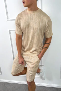 Wave Shorts - Taupe(Msh14 2530 Tp) -Jk Attire Stone6 bc9fd631 22a8 486e 9bb6 ce1782eb94e6