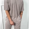 Oversized Towelling Twin Set - Taupe(New Oversized Towelling Twin Set Black)