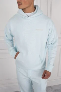 Day To Day Slim Fit Full Tracksuit - Pastel Blue(Copy Of Day To Day Slim Fit Full Tracksuit Black) -Jk Attire dd