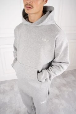 Day To Day Straight Leg TS Hoodie - Grey Marl(Day To Day Straight Leg Hoodie Grey Marl)