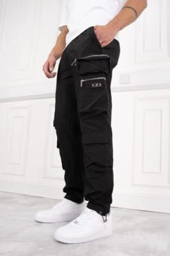 Electra Box Pocket Cargo Pants - Black(Electra Cargo Pockey Pant 1) 15 Electra Box Pocket Cargo Pants - Black(Electra Cargo Pockey Pant 1) -Jk Attire j