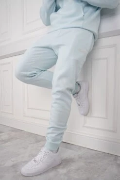 Day To Day Slim Fit Full Tracksuit - Pastel Blue(Copy Of Day To Day Slim Fit Full Tracksuit Black) -Jk Attire jj